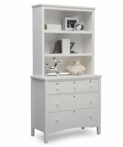 Delta Children Dressers & Changing Tables Farmhouse 3 Drawer Dresser With Changing Top