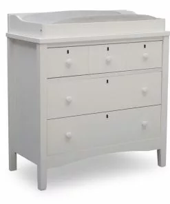 Delta Children Dressers & Changing Tables Farmhouse 3 Drawer Dresser With Changing Top