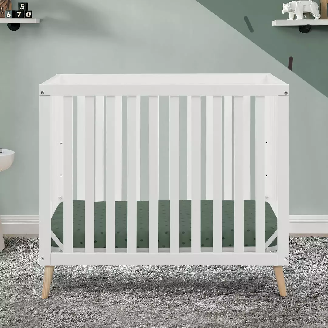 Delta Children Baby Cribs Essex Convertible Mini Baby Crib With 2.75-Inch Mattress 12 Delta Children Baby Cribs Essex Convertible Mini Baby Crib With 2.75-Inch Mattress