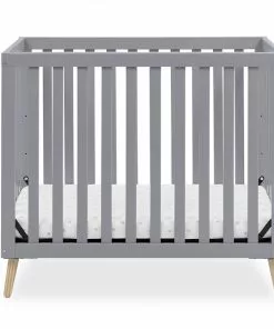 Delta Children Baby Cribs Essex Convertible Mini Baby Crib With 2.75-Inch Mattress