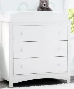 Delta Children Dressers & Changing Tables Perry 3 Drawer Dresser With Changing Top
