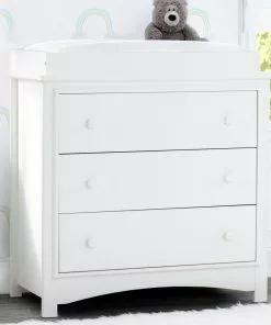 Delta Children Dressers & Changing Tables Perry 3 Drawer Dresser With Changing Top