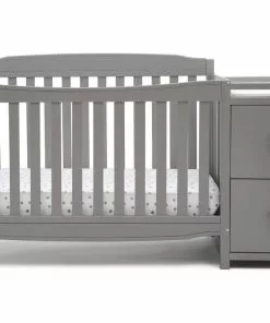 Delta Children Baby Cribs Mason Convertible 6-in-1 Crib And Changer