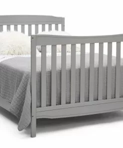 Delta Children Baby Cribs Mason Convertible 6-in-1 Crib And Changer