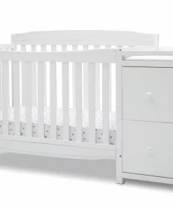 Delta Children Baby Cribs Mason Convertible 6-in-1 Crib And Changer