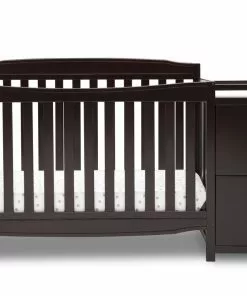 Delta Children Baby Cribs Mason Convertible 6-in-1 Crib And Changer