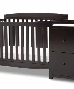 Delta Children Baby Cribs Mason Convertible 6-in-1 Crib And Changer