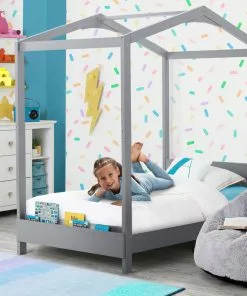 Delta Children Poppy House Twin Bed Twin Beds & Headboards