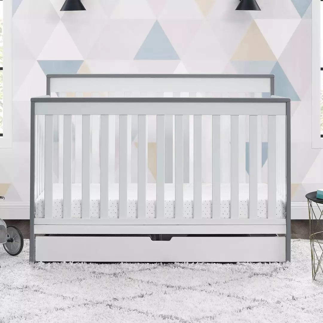 Delta Children Baby Cribs Mercer 6-in-1 Convertible Crib With Storage Trundle 32 Delta Children Baby Cribs Mercer 6-in-1 Convertible Crib With Storage Trundle