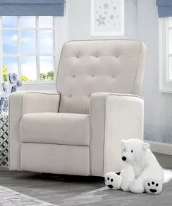 Delta Children Gavin Nursery Glider Swivel Recliner Featuring LiveSmart Fabric By Culp Gliders & Rocking Chairs