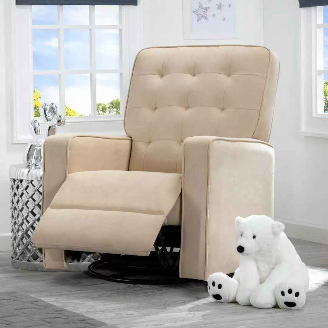 Delta Children Gavin Nursery Glider Swivel Recliner Featuring LiveSmart Fabric By Culp Gliders & Rocking Chairs 17 Delta Children Gavin Nursery Glider Swivel Recliner Featuring LiveSmart Fabric By Culp Gliders & Rocking Chairs