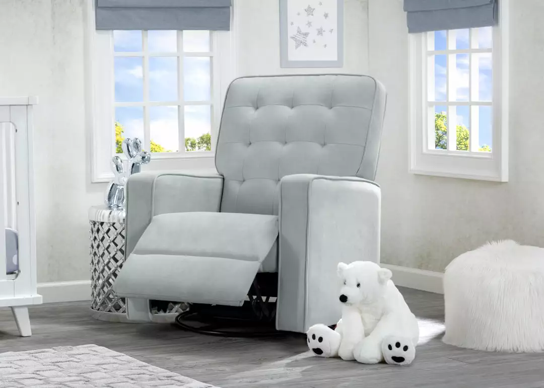 Delta Children Gavin Nursery Glider Swivel Recliner Featuring LiveSmart Fabric By Culp Gliders & Rocking Chairs 18 Delta Children Gavin Nursery Glider Swivel Recliner Featuring LiveSmart Fabric By Culp Gliders & Rocking Chairs