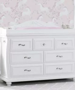 Simmons Kids Fairytale 7 Drawer Dresser With Changing Top Dressers & Changing Tables