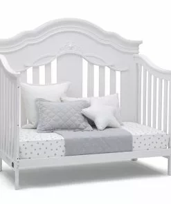 Simmons Kids Fairytale 5-in-1 Convertible Crib With Conversion Rails Baby Cribs