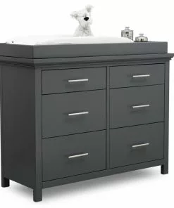 Simmons Kids Avery 6 Drawer Dresser With Changing Top Dressers & Changing Tables