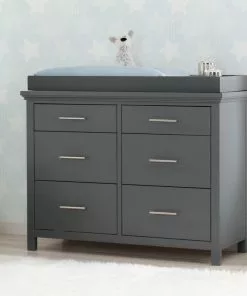 Simmons Kids Avery 6 Drawer Dresser With Changing Top Dressers & Changing Tables
