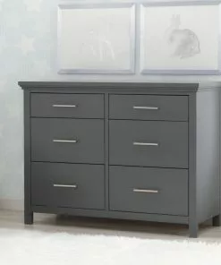 Simmons Kids Avery 6 Drawer Dresser With Changing Top Dressers & Changing Tables