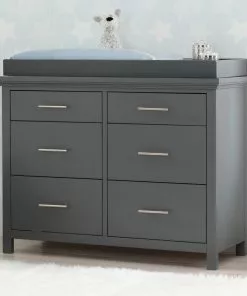 Simmons Kids Avery 6 Drawer Dresser With Changing Top Dressers & Changing Tables