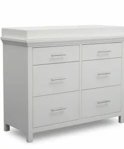 Simmons Kids Avery 6 Drawer Dresser With Changing Top Dressers & Changing Tables