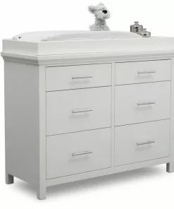 Simmons Kids Avery 6 Drawer Dresser With Changing Top Dressers & Changing Tables