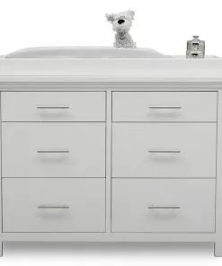 Simmons Kids Avery 6 Drawer Dresser With Changing Top Dressers & Changing Tables