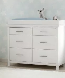 Simmons Kids Avery 6 Drawer Dresser With Changing Top Dressers & Changing Tables