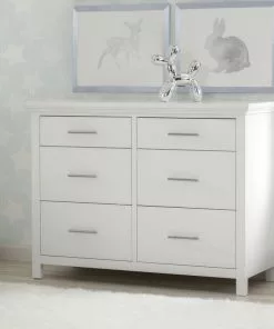 Simmons Kids Avery 6 Drawer Dresser With Changing Top Dressers & Changing Tables