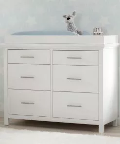 Simmons Kids Avery 6 Drawer Dresser With Changing Top Dressers & Changing Tables