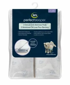 Serta Deluxe Crib Mattress Pad - 2 Pack Sheets & Mattress Covers 10 Serta Deluxe Crib Mattress Pad - 2 Pack Sheets & Mattress Covers