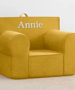Delta Children Personalization Personalized XL Cozee Foam Chair For Kids - Our Largest Chair