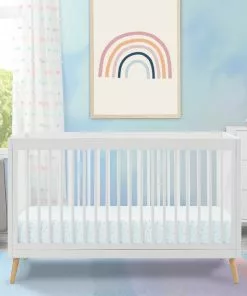 Delta Children Baby Cribs Jordan 4-In-1 Convertible Crib