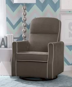 Delta Children Clair Slim Nursery Glider Swivel Rocker Chair Gliders & Rocking Chairs
