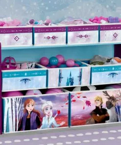 Delta Children Frozen Deluxe 9 Bin Design And Store Toy Organizer Storage
