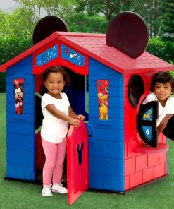 Delta Children Toys & Play Mickey Mouse Plastic Indoor/Outdoor Playhouse With Easy Assembly