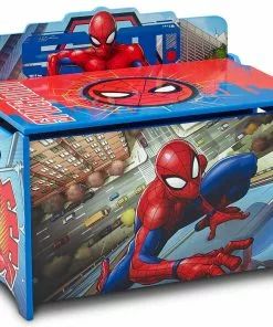 Delta Children Spider-Man Deluxe Toy Box 9 Delta Children Spider-Man Deluxe Toy Box