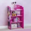 Delta Children Minnie Mouse Wooden Playhouse 4-Shelf Bookcase For Kids