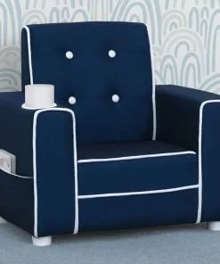Delta Children Chelsea Kids Upholstered Chair With Cup Holder
