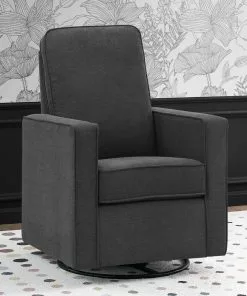 Delta Children Skye Nursery Glider Swivel Chair With LiveSmart Fabric