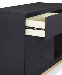 Delta Children Dressers & Changing Tables Poppy 3 Drawer Dresser With Cubbies