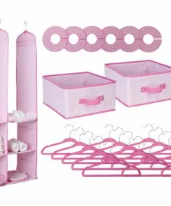 Delta Children Storage & Organization 24 Piece Nursery Storage Set