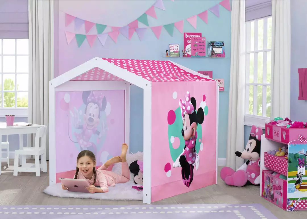 Delta Children Minnie Mouse Indoor Playhouse With Fabric Tent For Boys And Girls Sale 3 Delta Children Minnie Mouse Indoor Playhouse With Fabric Tent For Boys And Girls Sale