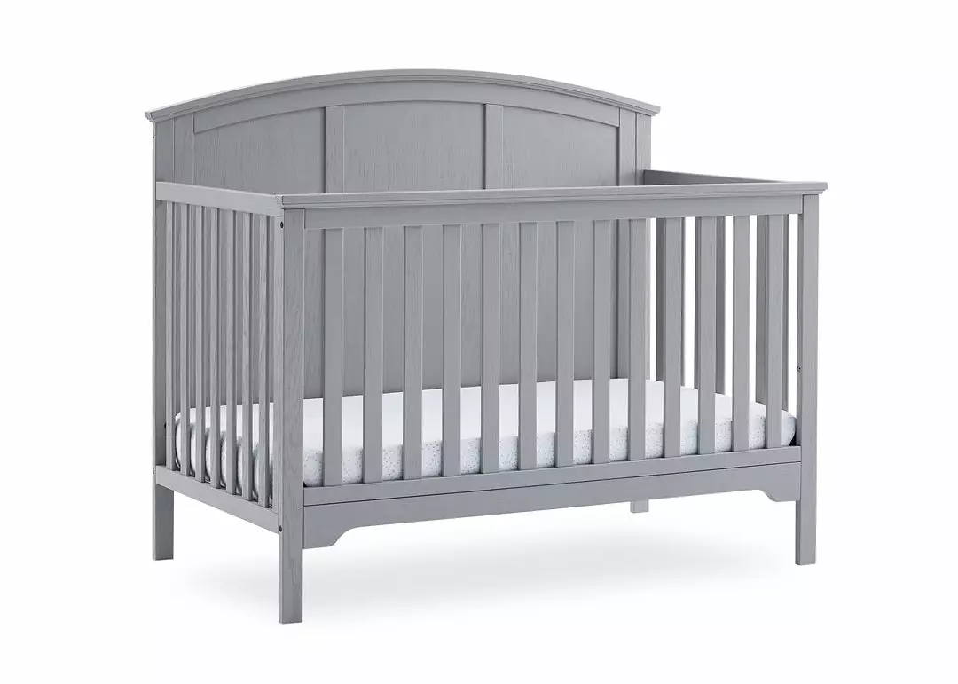 Delta Children Sweet Beginnings Sage Curve Top 6-in-1 Convertible Crib 5 Delta Children Sweet Beginnings Sage Curve Top 6-in-1 Convertible Crib
