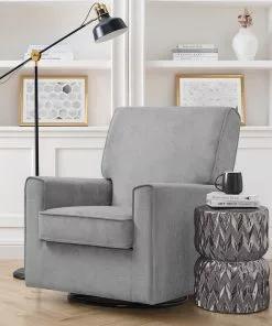 Delta Children What's New Sophie Nursery Glider Swivel Chair With LiveSmart Fabric