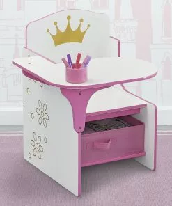 Delta Children Princess Crown Chair Desk With Storage Bin Activity Desks 9 Delta Children Princess Crown Chair Desk With Storage Bin Activity Desks