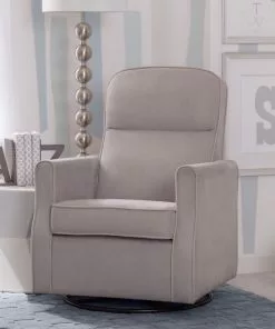 Delta Children Clair Slim Nursery Glider Swivel Rocker Chair Gliders & Rocking Chairs