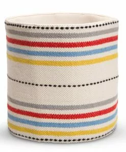 Delta Children Bright Stripes Handwoven Basket
