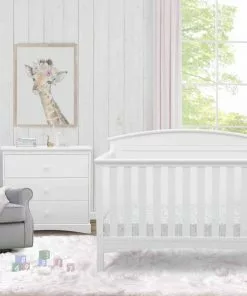 Delta Children Baby Cribs Archer 4-in-1 Convertible Crib