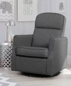 Delta Children Blair Slim Nursery Glider Swivel Rocker Chair