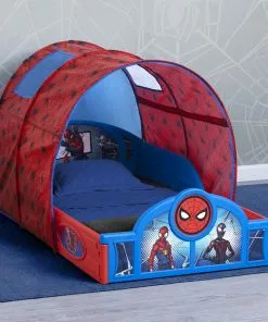 Delta Children Spider-Man Sleep And Play Toddler Bed With Tent Toddler Beds