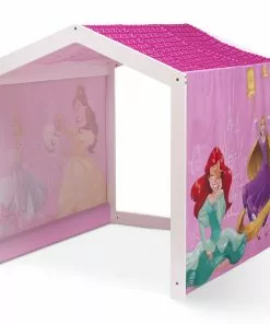 Delta Children Princess Indoor Playhouse With Fabric Tent For Boys And Girls